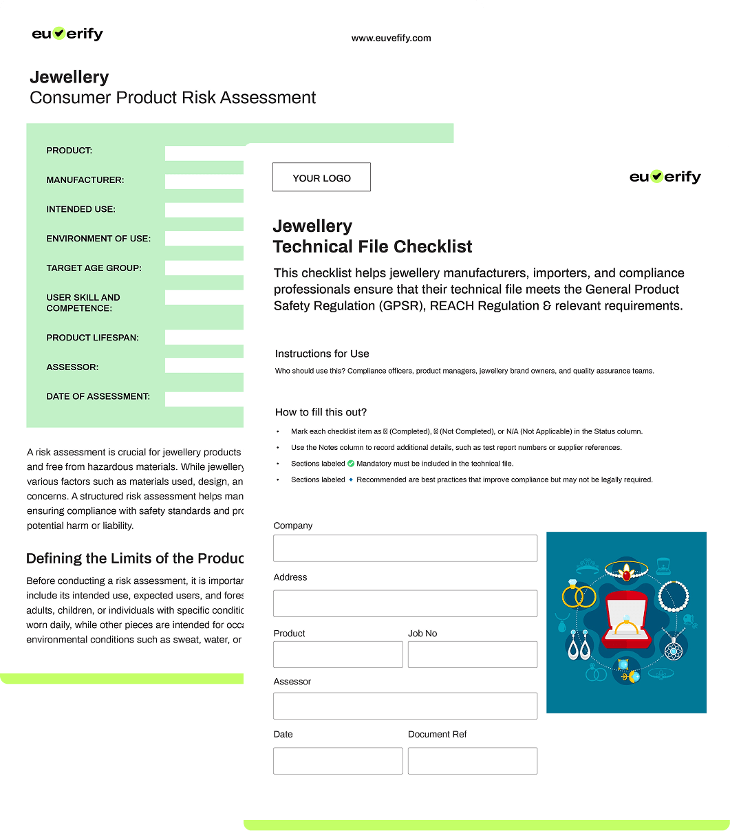 Technical Files Checklist &
Risk Assessment Template
