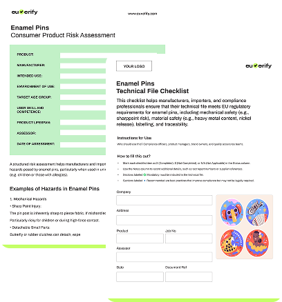 Assessment Template and Technical File Checklist