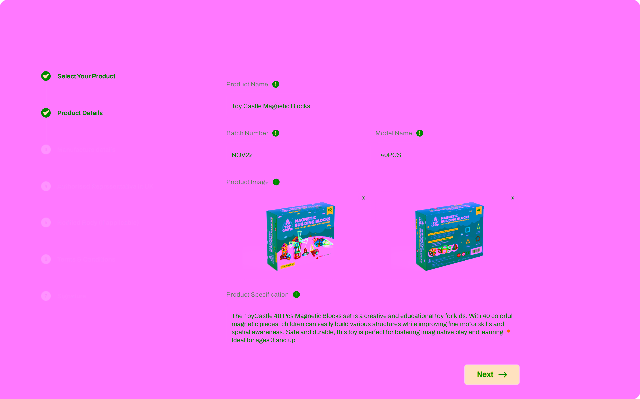 Simplified Multi-Step Process for Instant Certificate Generation