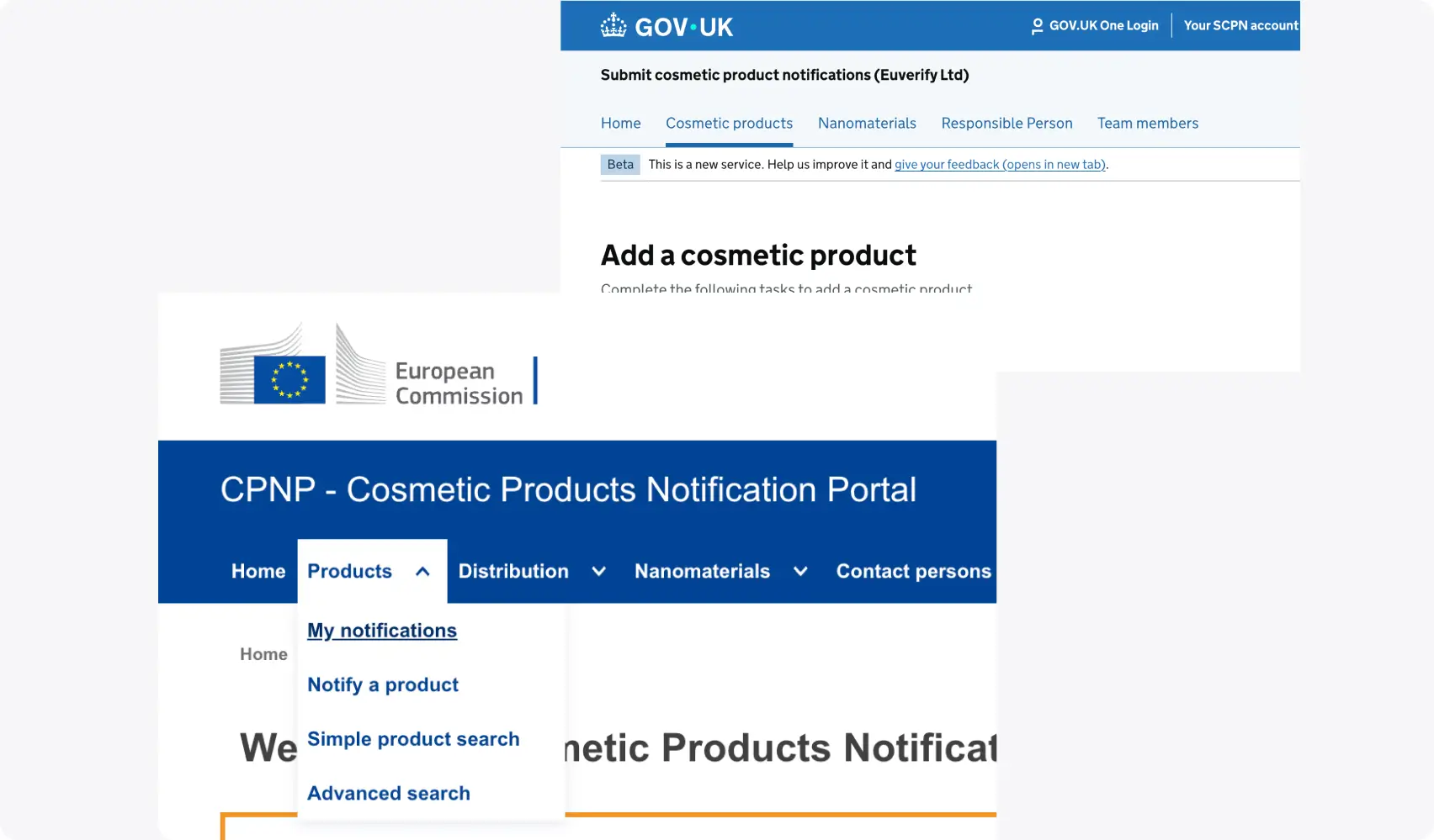 CPNP and SCPN Notification image