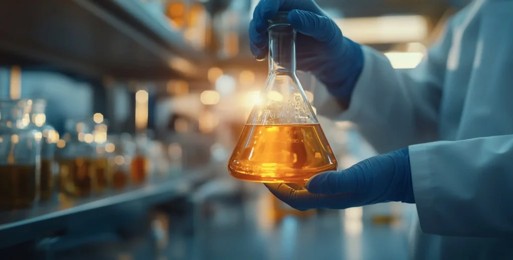 Illustration representing chemical substance disclosure requirements under the EU Digital Product Passport for textile products