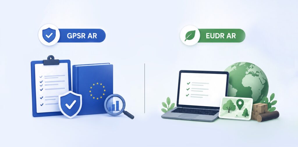 Differences between GPSR AR and EUDR AR